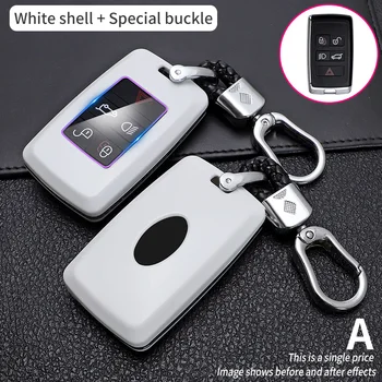 Carbon Fiber Car Smart Key Cover Case Fob For Land Rover Range Rover Sport A9 Discovery 2 3 4 Sport For Jaguar XF A8 A9 X8 XE XF - Carbon Fiber Car Smart Key Cover Case Fob For Land Rover Range Rover Sport A9