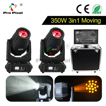 

Led BSW 350W 17R Moving Head Light Beam Spot Wash 3in1 Stage Light Led Dmx Control Dj Light For Disco Bar 2pcs With Flight Case