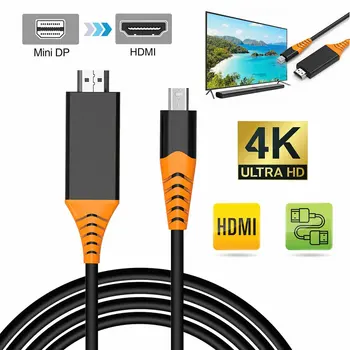 

ThunderBolt Mini DP To HDMI Adapter Cable Male to Male 4K DisplayPort Display Port DP To HDMI Converter