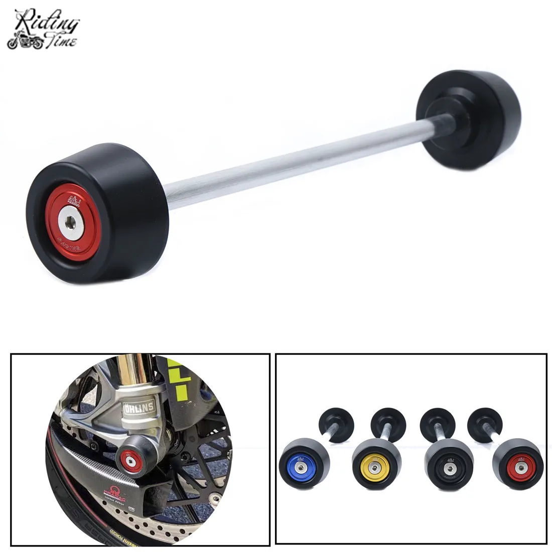 

Motorcycle Front Axle Fork Wheel Protector Crash Slider Pad For Ducati Multistrada 950 Scrambler 800 400 1100