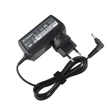 Безопасный путешествия стабильное зарядное устройство планшета практичный адаптер питания портативный ноутбук защитный черный высокая эффективность для IdeaPad 100