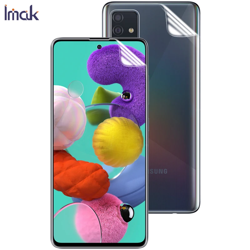 

for Samsung A51 Screen Protector IMAK Hydrogel III Front 0.15MM Soft TPU Film for Samsung Galaxy A51 Not Glass