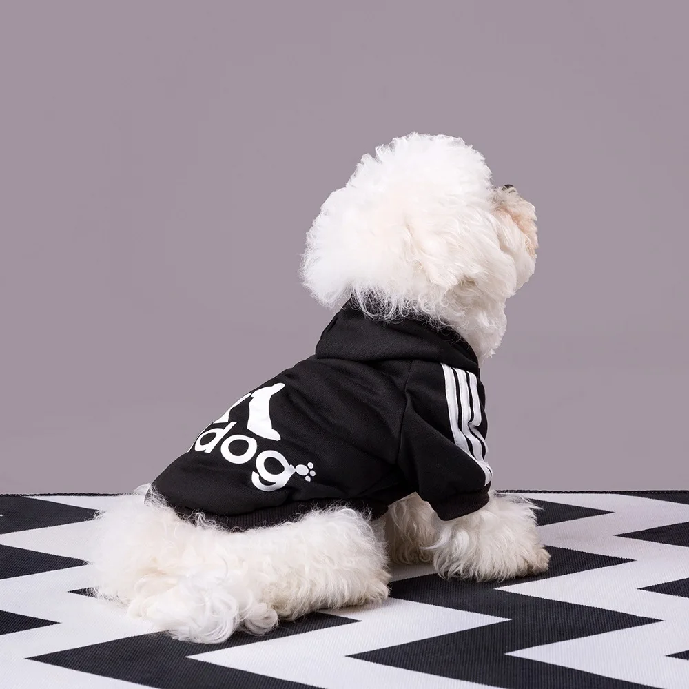 Persuasivo Atajos hombro Adidog ropa para perros pequeños y medianos, sudadera de algodón con  capucha, chaqueta cálida de dos patas para mascotas, superventas, 2021|Sudaderas  de perro| - AliExpress