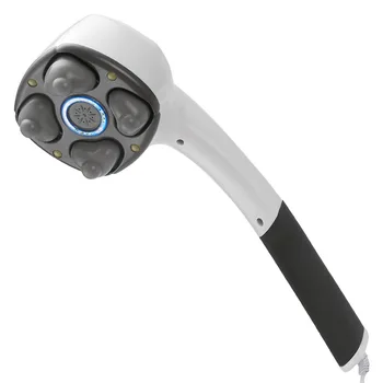 

Hand-held Massage Hammer Four-head Cervical Multi-function Ion Function Pain Relaxation Electric Beat Vibrating Massager Stick