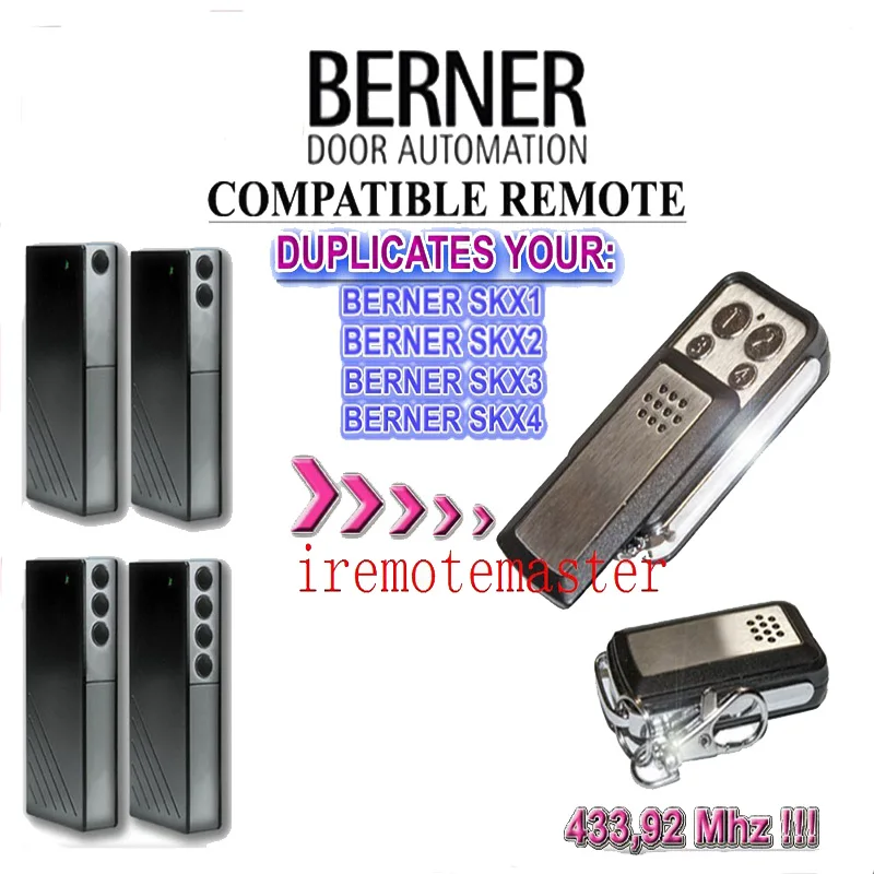 BERNER SKX1, SKX2, SKX3, SKX4 Замена гаражной двери Бесплатная доставка