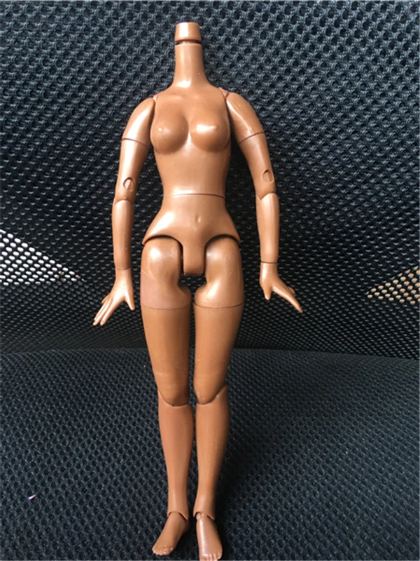 Jointed Doll Body, Blythe Doll Replacement Body, Tan Licca Body