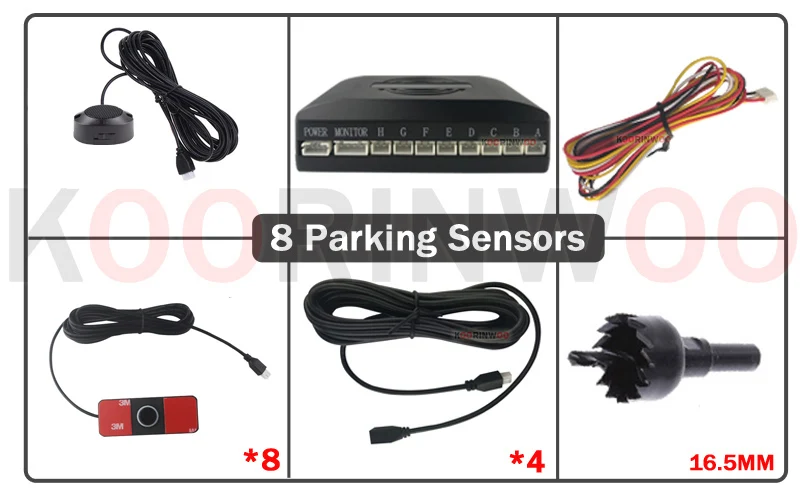 Sensores de estacionamento