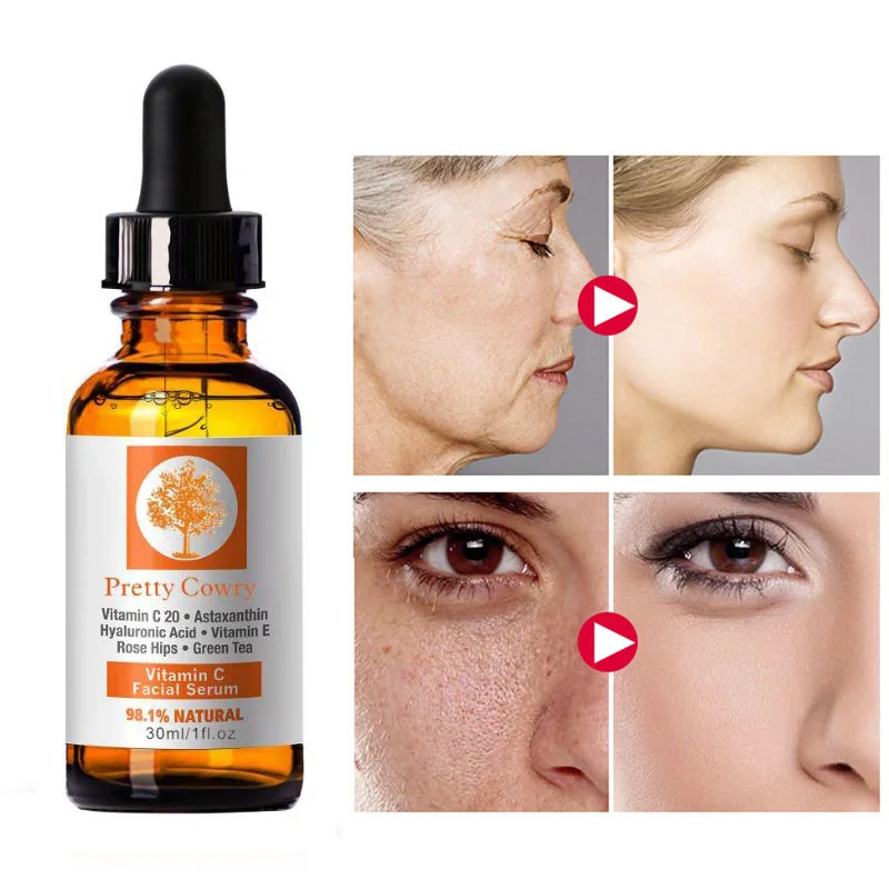 30ml Vitamin C Essence Hyaluronic Acid Whitening Anti-aging Natural Face Serum Firm Soothing Repair Essence Skin Care TSLM1 30ml Vitamin C Essence Hyaluronic Acid Whitening Anti-aging Natural Face Serum Firm Soothing Repair Essence Skin Care TSLM1