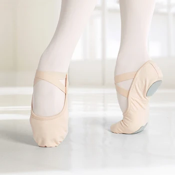 fabric ballet shoes