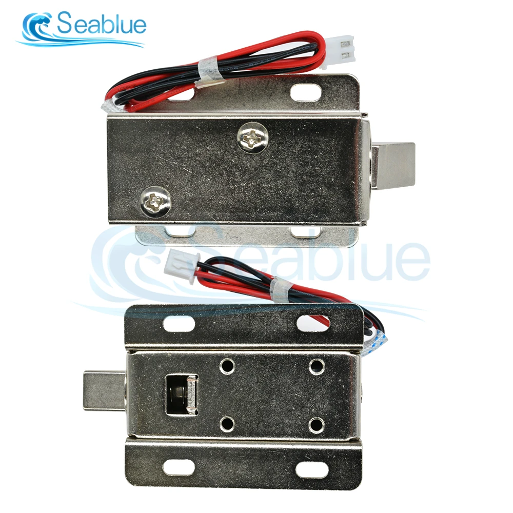 DC 12V 0.6A Electromagnetic Lock Storage Cabinets Electronic Lock Mini Electric Bolt Drawer File Cabinet With Wire