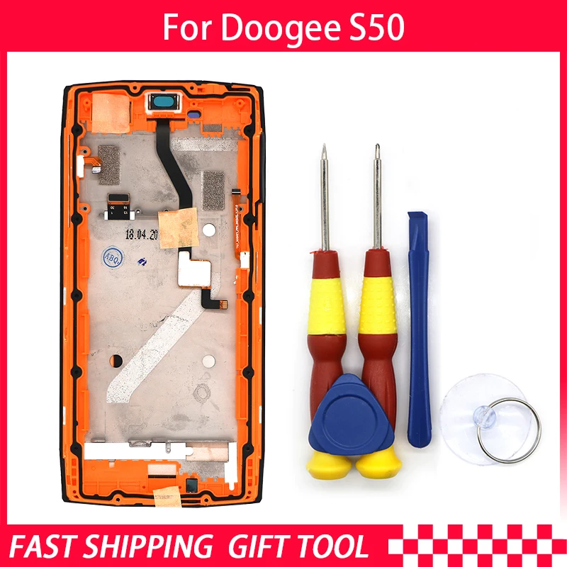 Новый оригинальный сенсорный экран ЖК-дисплей для Doogee S50 дигитайзер в сборе с