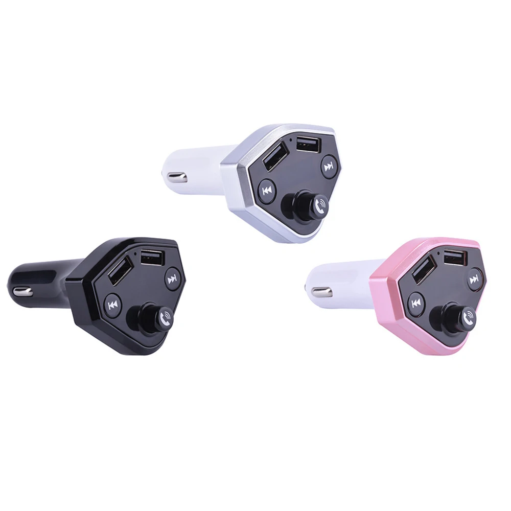 Автомобильный двойной USB Комплект Handsfree Bluetooth fm-передатчик TF карта lcd музыкальный адаптер зарядное устройство Mp3 плеер Радио комплекты автомобильные аксессуары