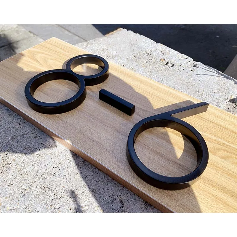 House Numbers Letters Door Plates Outdoor Address Sign 5 Inches