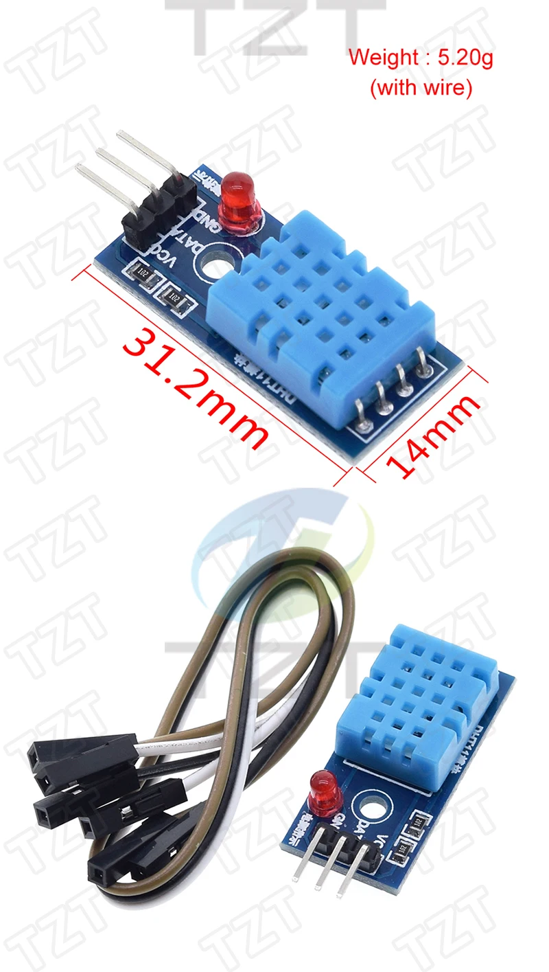 Digital Temperature Sensor / Humidity Sensor DHT11 DHT22 AM2302 AM2301 ...