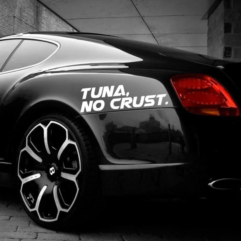 

Paul Walker Tuna No Crust, Fast and Furious, Vinyl sticker, Decal window window JDM