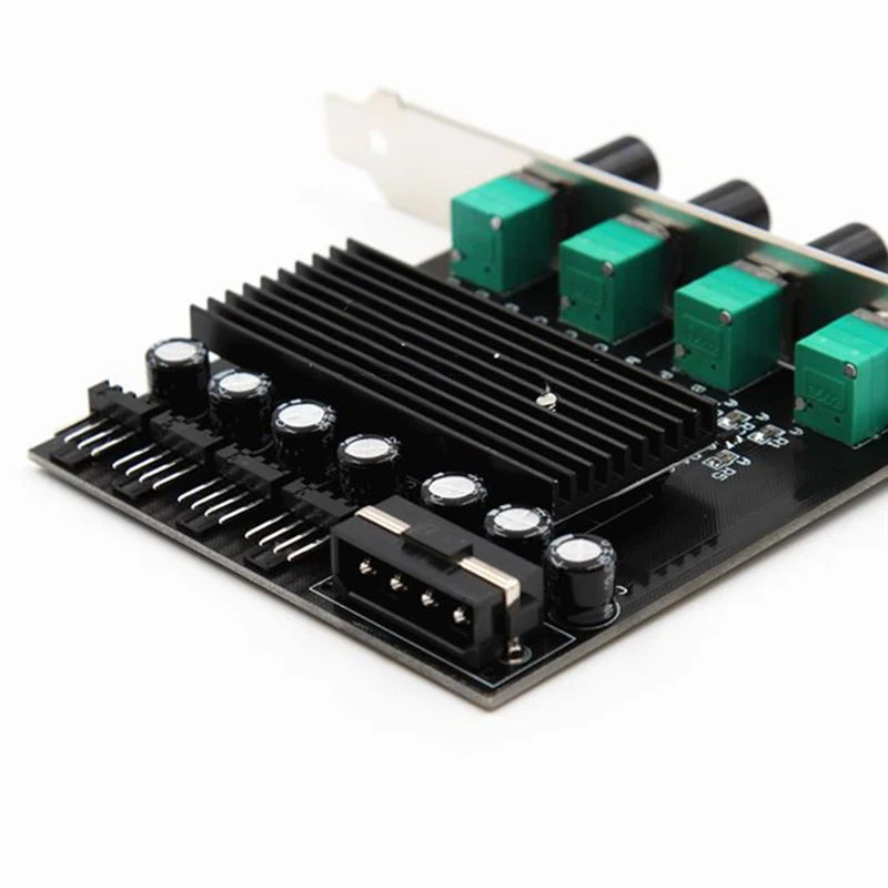 Computador pc Cooling Radiator System Rpm Velocidade Controller w Pci Slot Suporte Traseiro para Ventilador Canais Pinos Pinos 12 v - Imagem 2