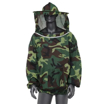 

Beekeeping Jacket Smock Protective Protector Bee Keeping Hat Sleeve Breathable Equipment WWO66