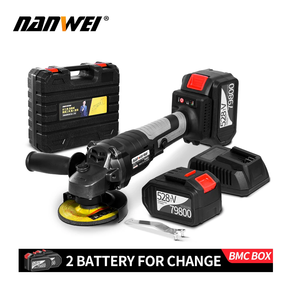 

Handheld Electric Angle Grinder Variable Speed Grinding Machine for Metal Wood Polishing Cutting cut-Off Tool