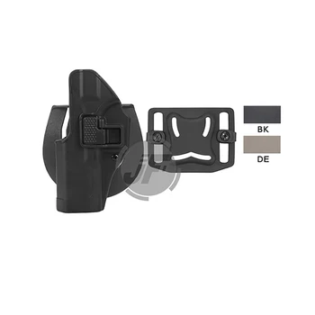 

Tactical CQC Serpa Concealment Pistol Holster Quick Left Hand Waist Paddle Belt Loop Case Pouch For Glock 17 19 22 23 31 32