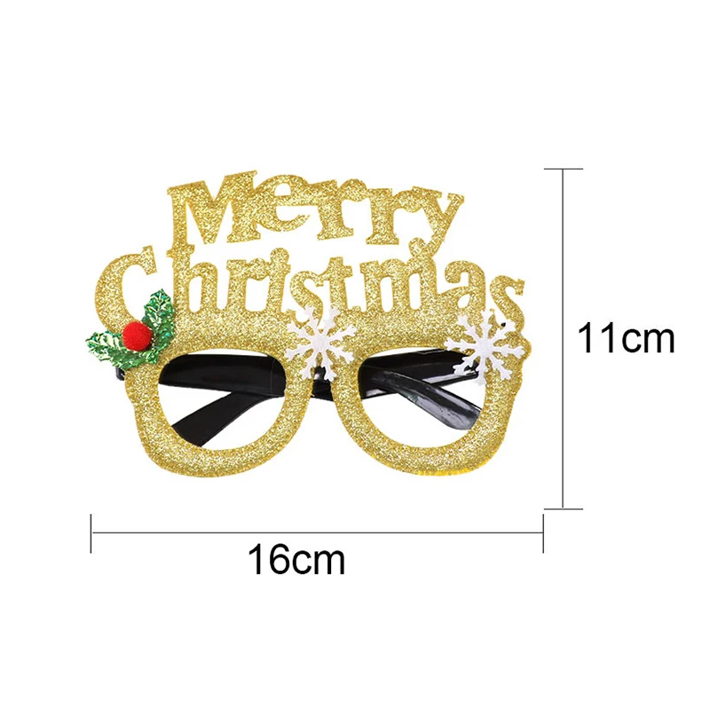 Рождественская Свадебная вечеринка, очки Санта-Клауса, снеговика, подарки для взрослых и детей, рождественские украшения, вечерние украшения