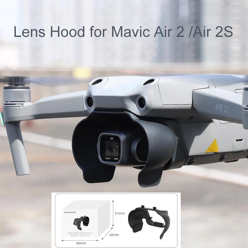 Paraluce Per Mavic Air 2 / Air 2S Copriobiettivo Cardanico Antiriflesso Parasole Copertura Protettiva Per Dji Mavic Air 2 Accessori