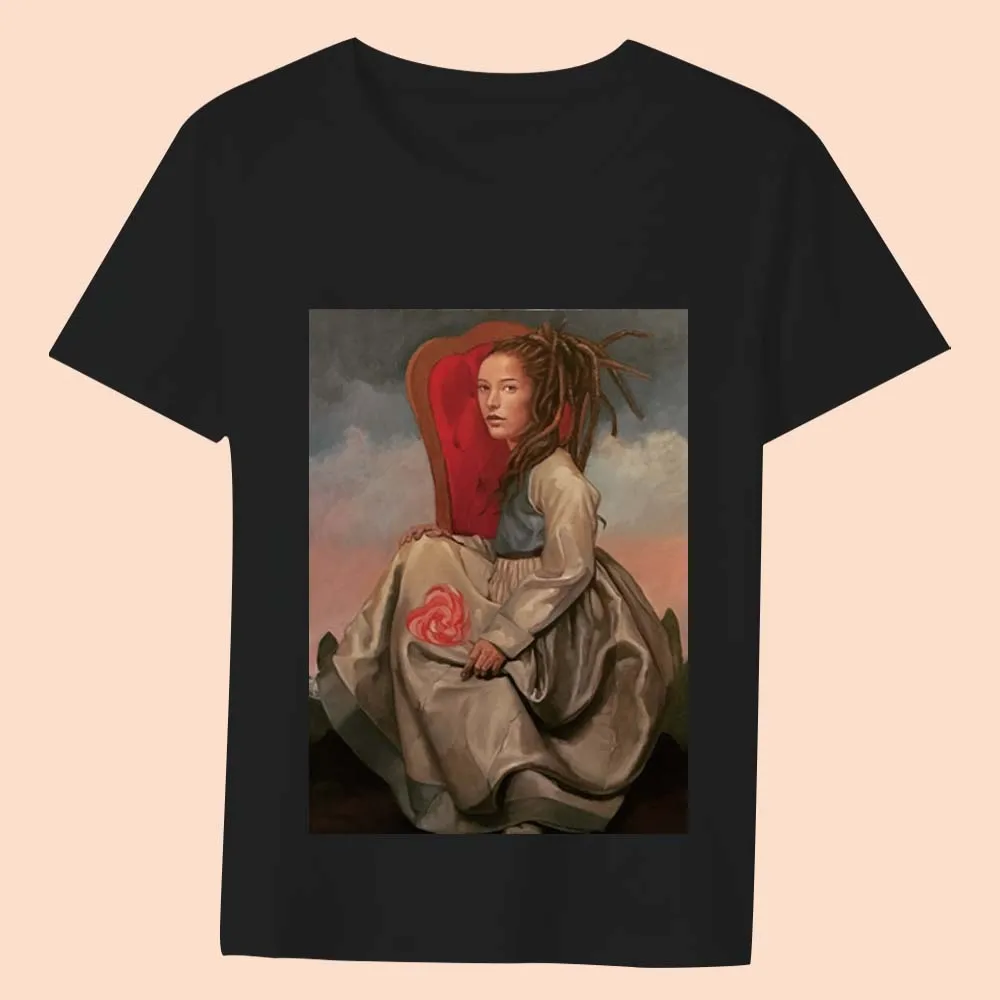 T-shirt Female Basic Tops Retro Fashion Street Fun Art Famous Painting Printing Series Round Neck Commuter Soft Breathable Shirt graphic tees women Tees