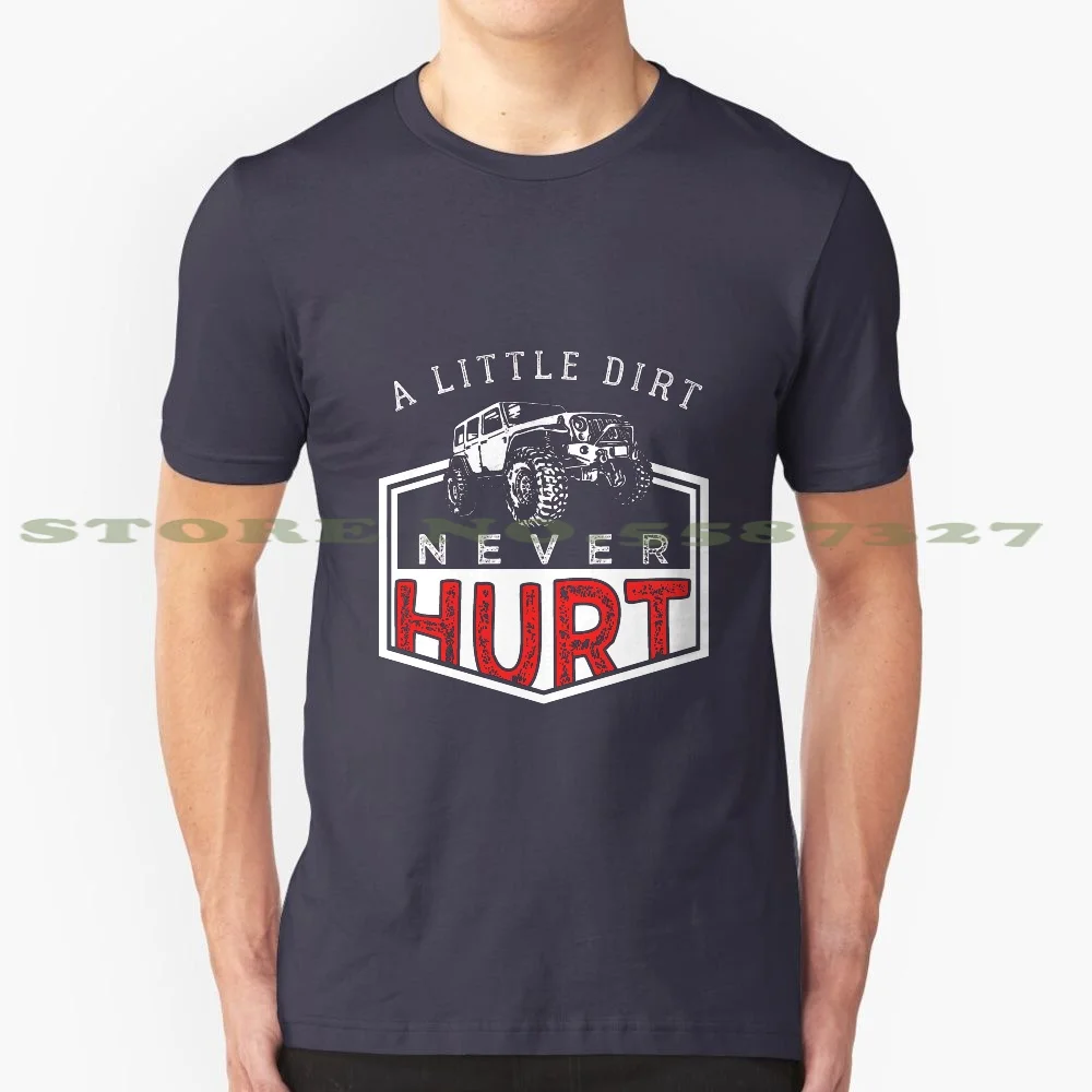 Футболка из 100% хлопка с небольшим загрязнением, которая не повредит водителю, забавные цитаты, любитель ралли 4X4, любитель внедорожника