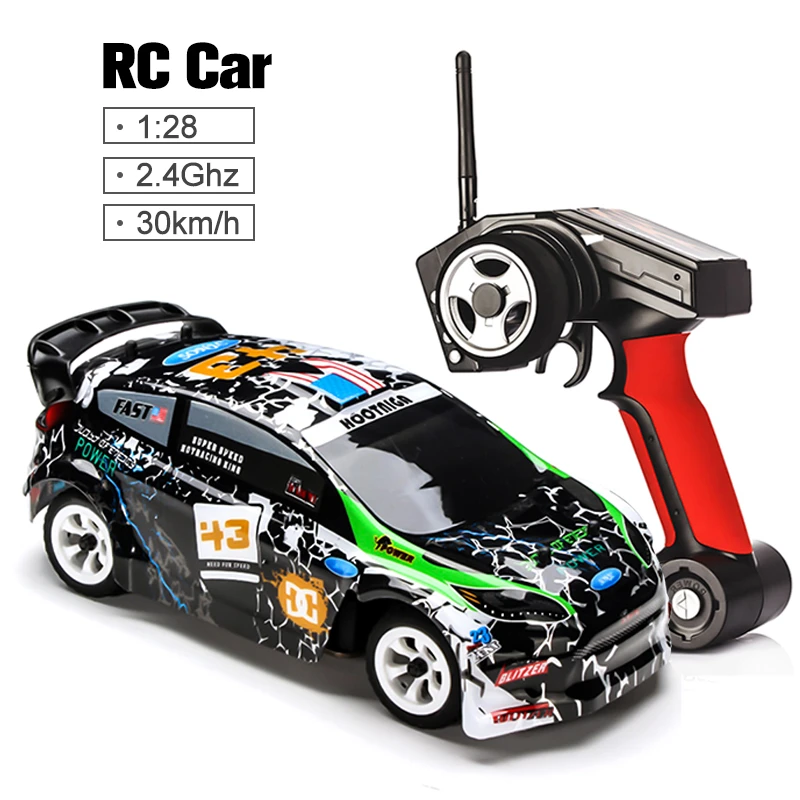 Ik geloof Portiek Terugspoelen New Remote Control Car 1:28 High-speed Drift Racing 4wd Off-road Vehicle  30km/h Alloy Chassis Game Time 20 Minutes - Rc Cars - AliExpress