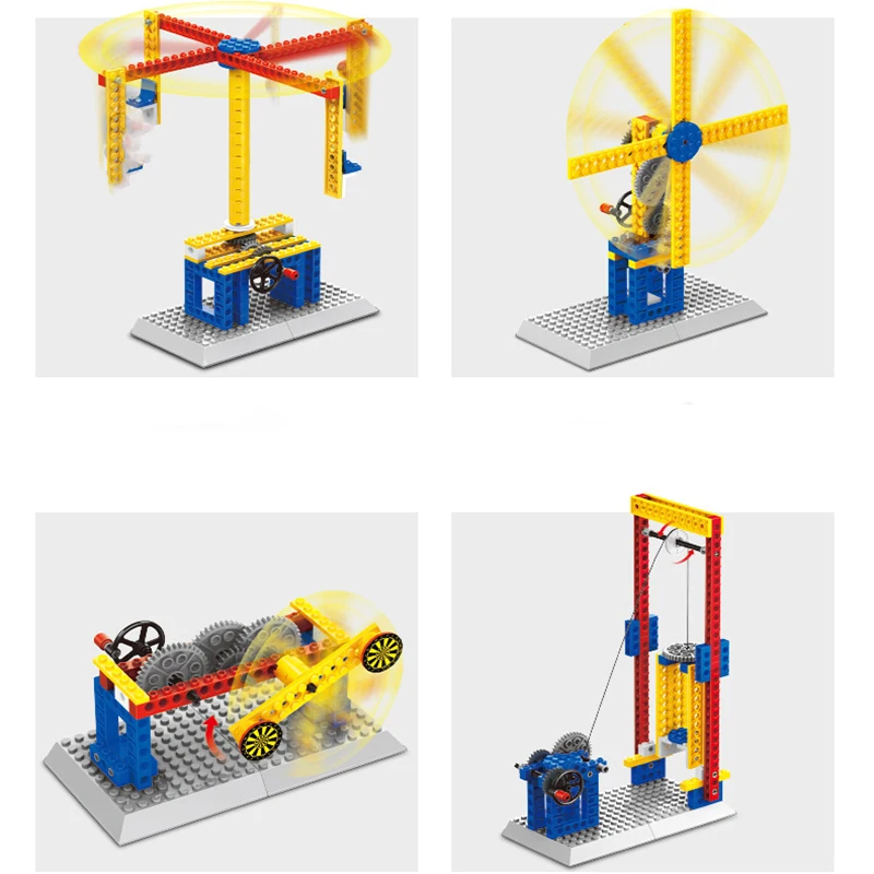 

Fashion Construction Machinery Building Blocks 3 in 1 Series Assemble DIy Brick Toys For Children Best Birthday Gifts