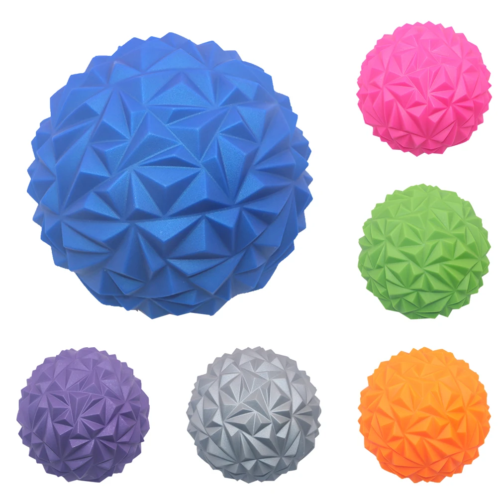 Inflatable Spiky Massage Half Ball Foot Massager Pain Relief Yoga Fitness Tool