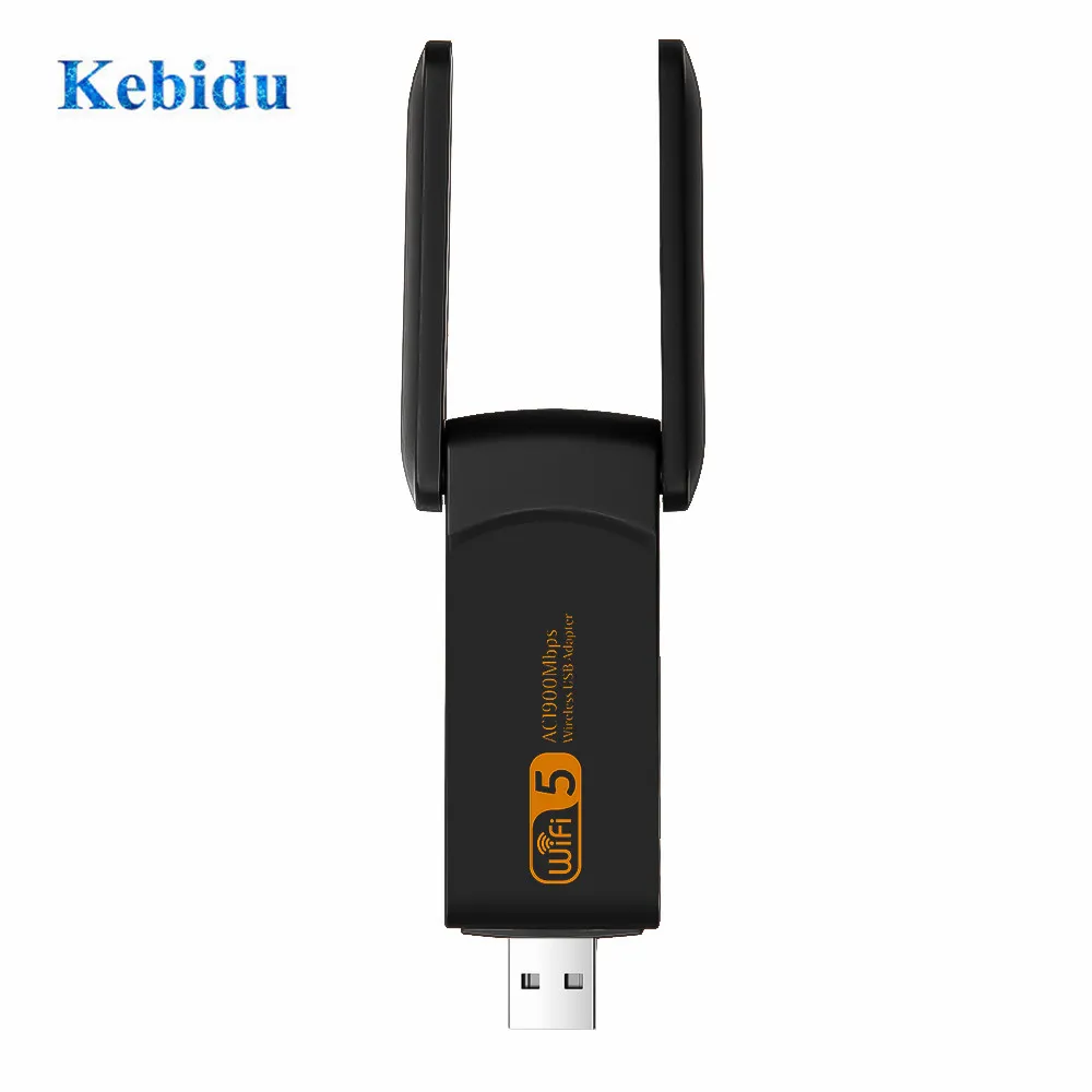 

KEBIDU Dual Band 1900mbps usb wifi adapter 802.11ac/b/g/n 2.4Ghz + 5.8Ghz wi-fi dongle computer AC Network Card USB 3.0 antenna