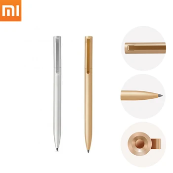 

Original Xiaomi Mijia Metal Sign Pens PREMEC Smooth Switzerland Refill 0.5mm Signing Writing Pens Mi Aluminum Alloy Pens