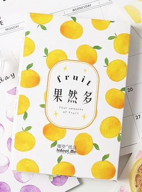 

A40- Many fruits paper postcard(1pack=30pieces)