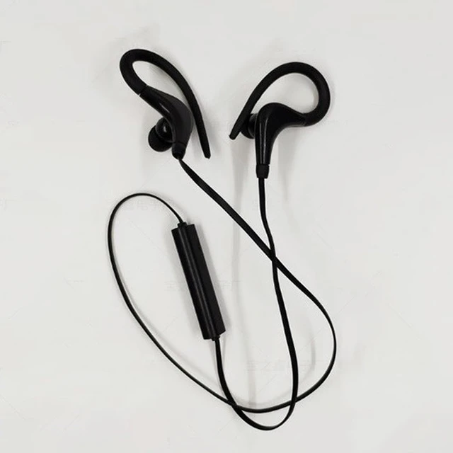 Écouteurs Bluetooth sans fil basse, crochet d'oreille, sport