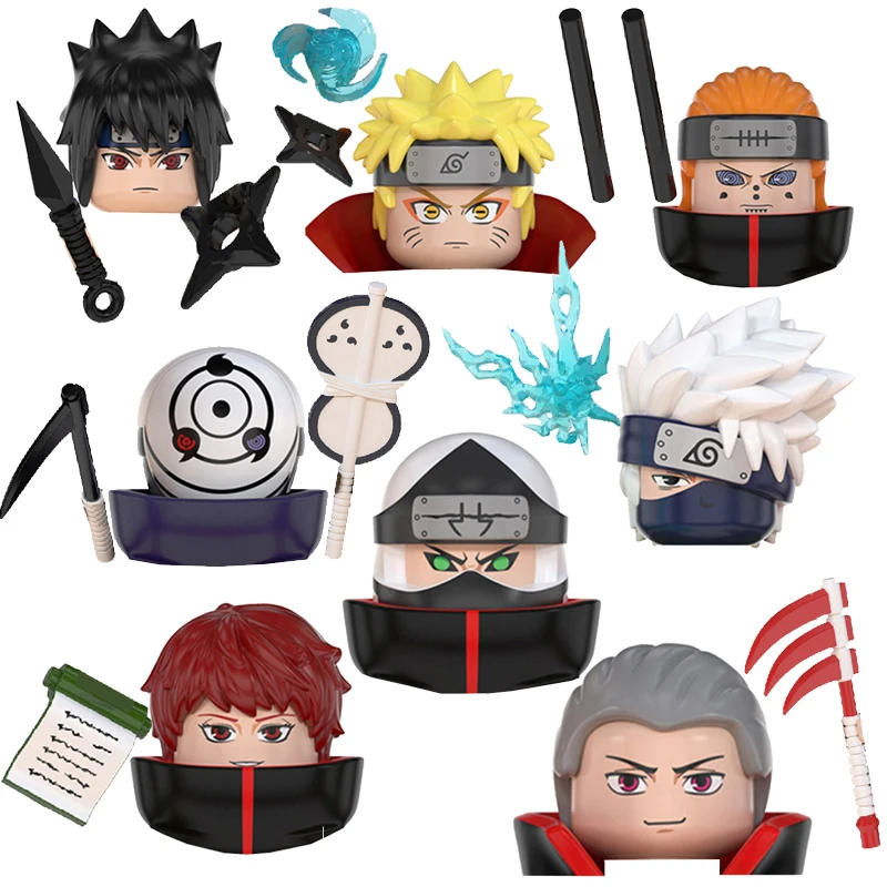 1pcs Narutos Mini Anime Action Figures Yakushi Kabuto Senju Tobirama