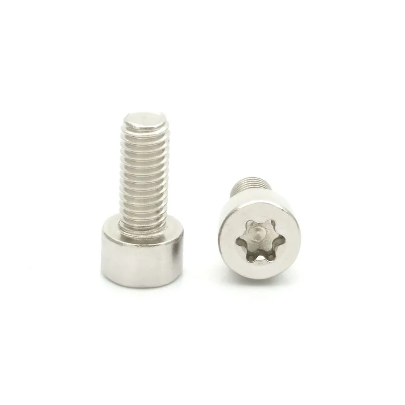 Цилиндрическая головка Torx M4 304 из нержавеющей стали 30 шт. Противоугонный винт T &amp