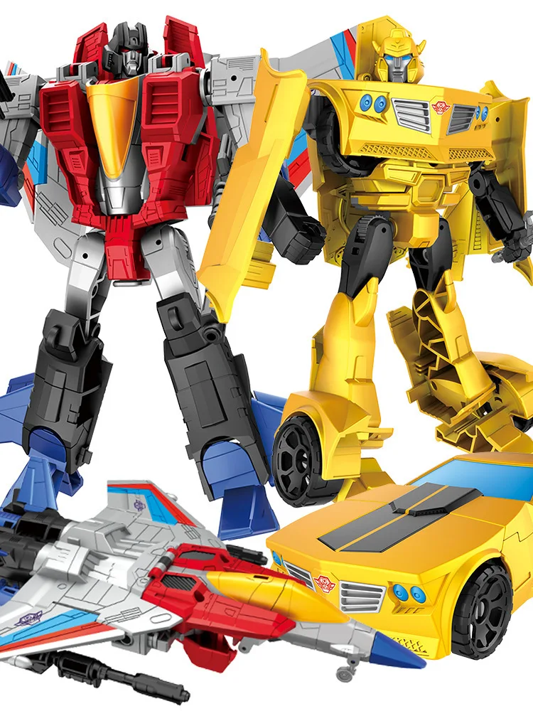 

Alloy Transformation Toy Jingang 5 Film Version Hornets Car Robot Manual Model Children Boy 3-6-8-Year-Old