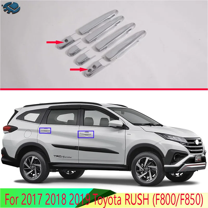 Для 2017 2018 2019 Toyota RUSH (F800/F850) крышка ручки двери из углеродного волокна с умным