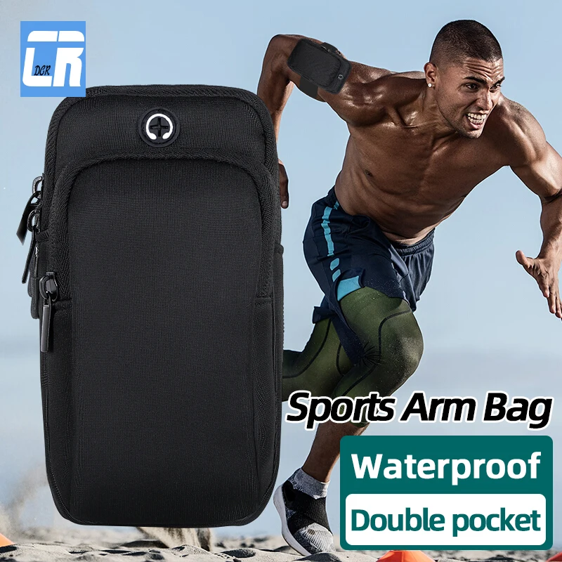 

Sport Running Gym Armband Bag for iPhone 14 Waterproof Arm Band Phone Holder for Samsung S23 Xiaomi Protection Mobile Phone Bag