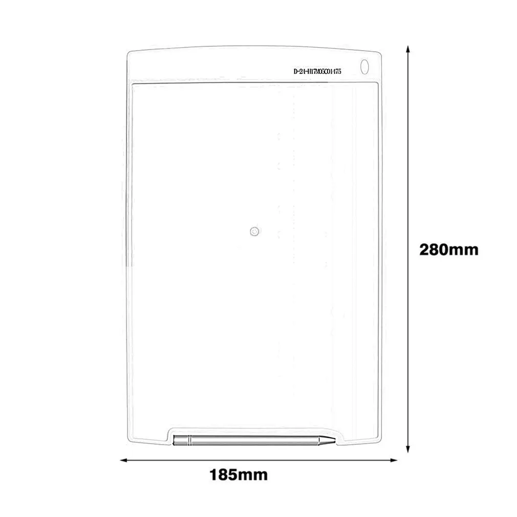 12-дюймовый Портативный ЖК-дисплей почерк доска дети каракули планшет для рисования блокнот электронных рукописного ввода для Офис