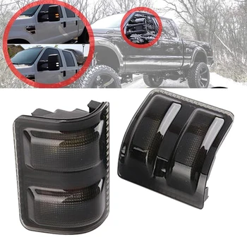 

Pair LED Rearview Mirror Lamp Yellow and White Double Light Side Mirror White LED Signal Light for Ford F250 F350 F450 2008-2016
