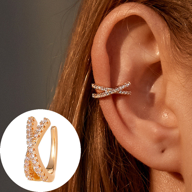 Helix Cartilage Conch Fake Without Piercing Cuff Earring Earcuff Wrap Rock Earring Cuff No Piercing Women Clip Adjustable