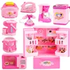 Household Appliances Pretend Play Kitchen Toys Coffee Machine Toaster Blender Vacuum Cleaner CookingToys For Children 2