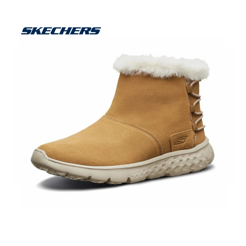 Skechers botas de invierno mujeres 2019 botas de nieve mujeres botines calientes zapatos de alta calidad botines femeninos 14404-BKPK - AliExpress