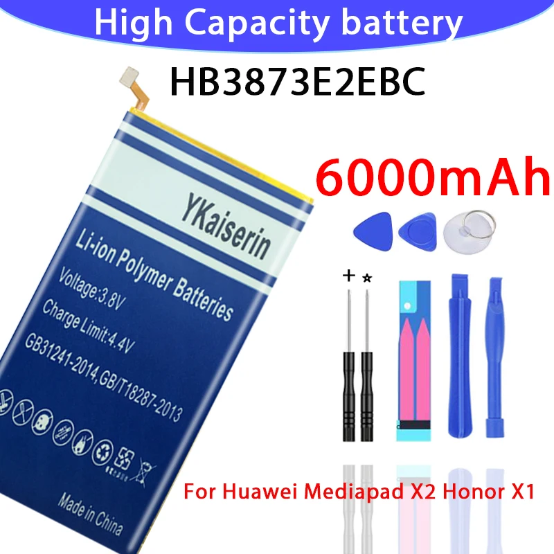 Аккумулятор HB3873E2EBC 6800 мАч для Huawei Mediapad X1 X2 7 0 &quot/7D 501U 7D 501L 503L 503LT GEM 701L/703L +