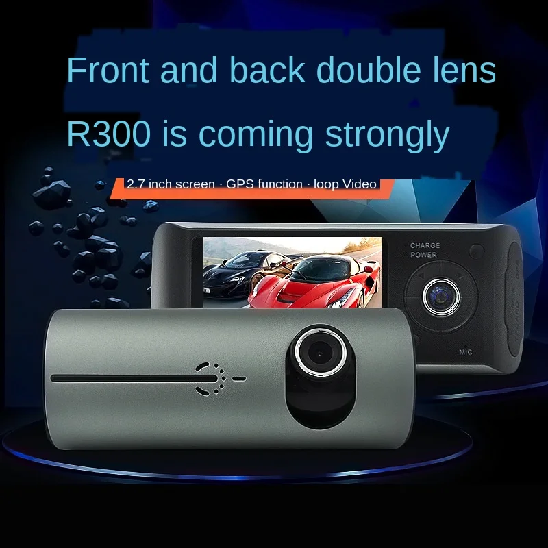 

R300/x3000 Hidden Driving Recorder GPS Track HD Night Vision Dual Recording Driving Recorder SQ Solution