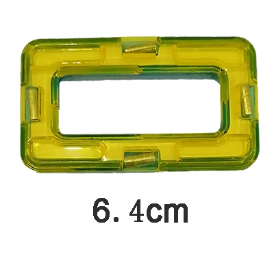 1pcs Magnetic DIY building blocks parts construction toys for toddlers Designer magnetic toys Magnet model building toys Small rectangle