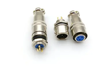

1set XS9 Aviation Plug 9mm 2 /3/ 4 /5 Pin 3A 250V Male and Female connector