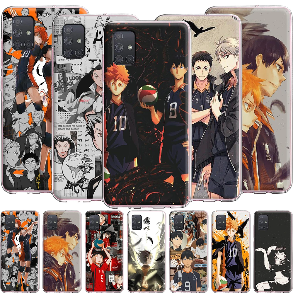 Силиконовый чехол Haikyu для Samsung Galaxy A2 A5 A6 A7 A8 A9 J3 J4 J5 J6 J7 J8 Plus Prime 2018 | Мобильные