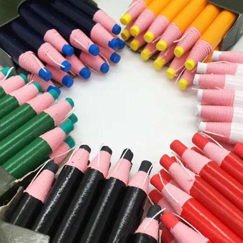 

6pcs Pull Line Pen DIY Crayon Pencil Drawing Pencil Set For Kid Children Party Powder White Drag Line Point Crayon P12